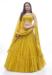 Picture of Exquisite Silk Golden Rod Lehenga Choli