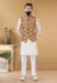 Picture of Graceful Silk Off White Kurtas