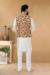 Picture of Graceful Silk Off White Kurtas