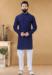 Picture of Taking Cotton & Silk Dark Slate Blue Kurtas