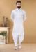 Picture of Splendid Cotton & Silk White Kurtas