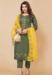 Picture of Classy Chiffon Dark Olive Green Kurtis & Tunic