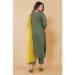 Picture of Classy Chiffon Dark Olive Green Kurtis & Tunic