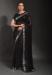 Picture of Sightly Georgette Black Saree