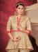 Picture of Lovely Silk Tan Readymade Salwar Kameez