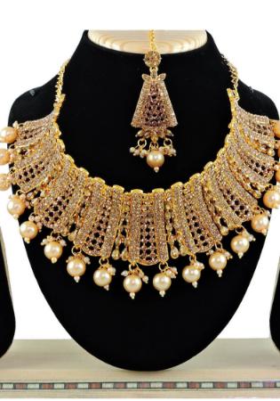 Picture of Excellent Golden Necklace Set