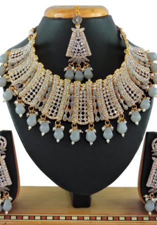 Picture of Enticing Dark Grey Necklace Set