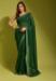 Picture of Amazing Georgette Dark Olive Green Saree