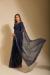 Picture of Ravishing Georgette Dark Slate Grey Saree