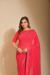 Picture of Magnificent Georgette Tomato Saree