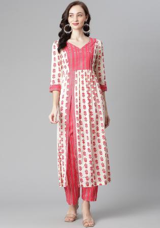 Picture of Pleasing Cotton Beige Kurtis & Tunic