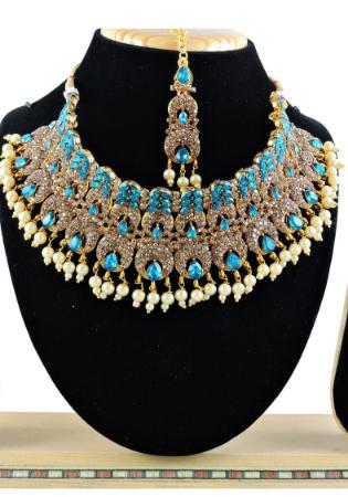 Picture of Beauteous Golden Necklace Set