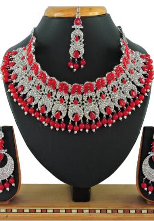 Picture of Beauteous Dark Grey Necklace Set