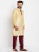 Picture of Splendid Silk Pale Golden Rod Kurtas