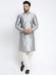 Picture of Nice Silk Light Slate Grey Kurtas