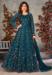 Picture of Lovely Net Dark Slate Grey Anarkali Salwar Kameez