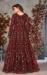 Picture of Beautiful Net Brown Anarkali Salwar Kameez