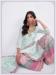 Picture of Georgette Light Steel Blue Straight Cut Salwar Kameez