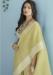 Picture of Bewitching Linen Dark Khaki Saree