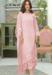 Picture of Enticing Georgette Plum Straight Cut Salwar Kameez