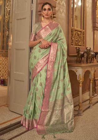 Picture of Radiant Silk Dark Khaki Saree