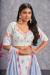 Picture of Magnificent Georgette White Lehenga Choli