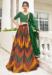 Picture of Amazing Georgette Dark Green Lehenga Choli