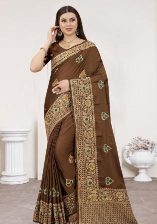 Picture of Beauteous Silk Sienna Saree