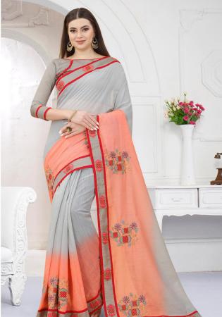 Picture of Sightly Silk Dark Sea Green Saree