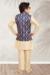 Picture of Elegant Silk Pale Golden Rod Kids Kurta Pyjama