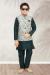 Picture of Gorgeous Silk Dark Slate Grey Kids Kurta Pyjama