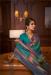 Picture of Stunning Silk Teal Saree