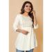 Picture of Splendid Rayon White Kurtis & Tunic