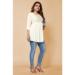 Picture of Splendid Rayon White Kurtis & Tunic