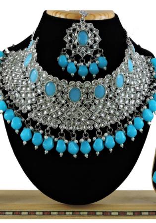 Picture of Admirable Light Sea Green Necklace Set