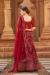 Picture of Grand Net Dark Red Lehenga Choli