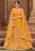 Picture of Appealing Net Orange Lehenga Choli