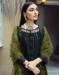 Picture of Amazing Georgette Black Straight Cut Salwar Kameez