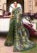 Picture of Amazing Silk Dark Olive Green Saree