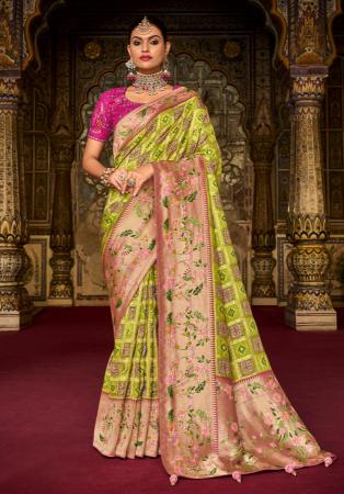 Picture of Sublime Silk Olive Drab Saree