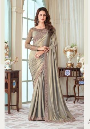 Picture of Ideal Silk Dim Gray Saree