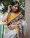 Picture of Well Formed Cotton White Saree