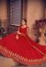 Picture of Well Formed Net Crimson Lehenga Choli