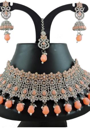 Picture of Resplendent Dim Gray Necklace Set