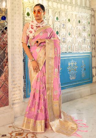 Picture of Alluring Silk Light Coral Saree