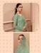 Picture of Net Dark Sea Green Straight Cut Salwar Kameez