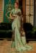 Picture of Appealing Georgette Dark Olive Green Saree