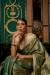 Picture of Radiant Georgette Dark Olive Green Saree