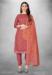 Picture of Cotton Pale Violet Red Straight Cut Salwar Kameez