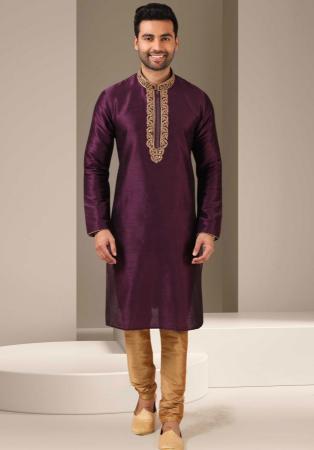 Picture of Excellent Silk Dark Olive Green Kurtas